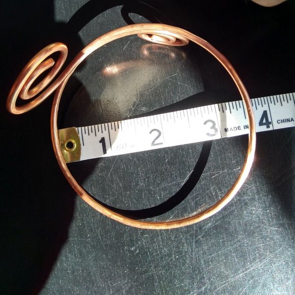 Copper Upper Arm Cuff - Picture 3 of 3